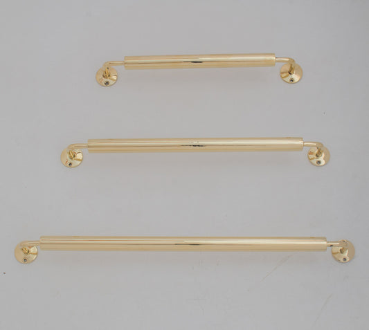Brass Towel Rack for Bathroom, Wall Mounted Towel Bar, Towel Rod, Unlacquered Brass Towel Hanger