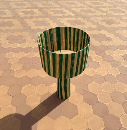 Lamp Raffia Natural Raffia Lamp, Raffia Lampshade, TABLE LAMPSHADES Moroccan Handmade in Rattan, Wicker Shade, Straw