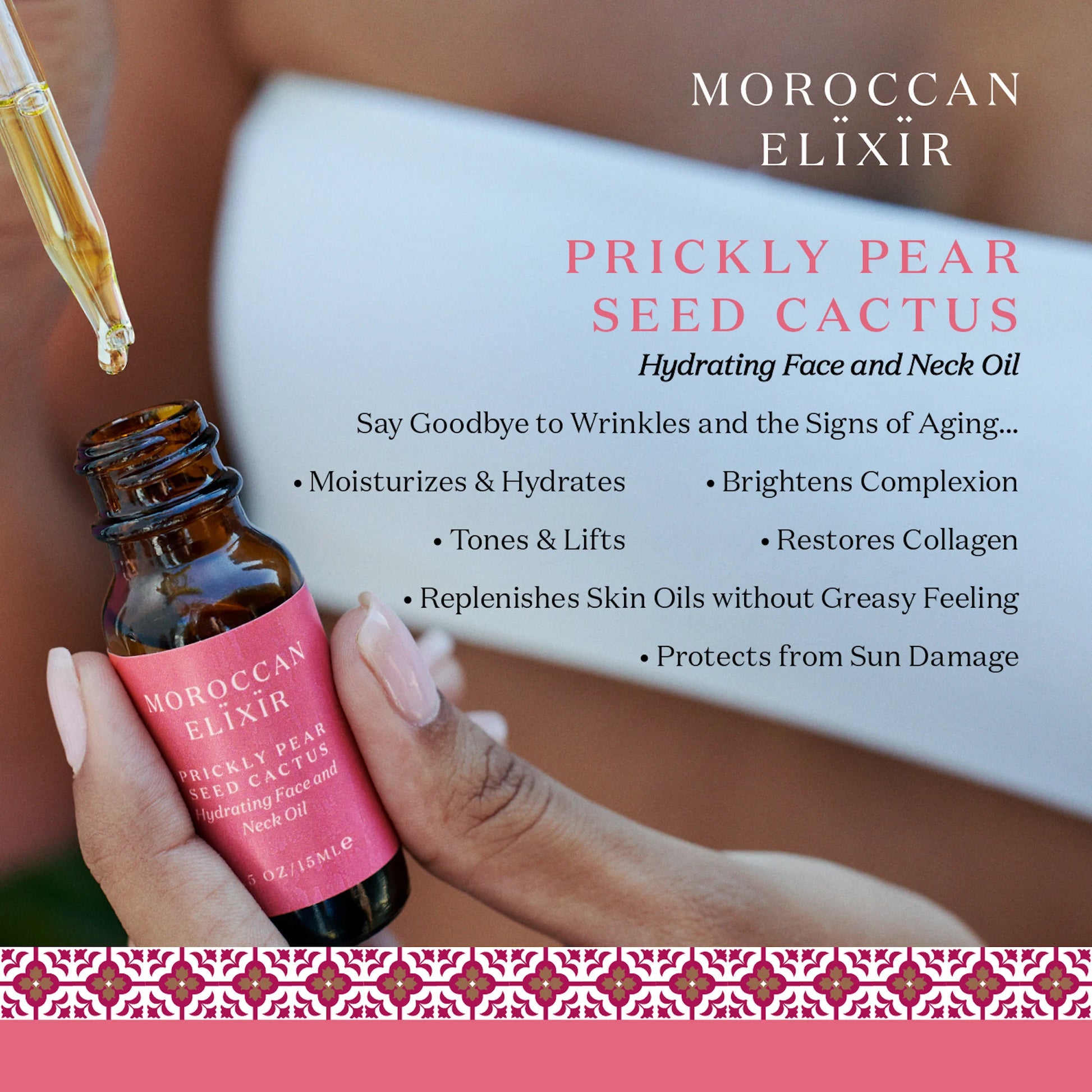 Prickly Pear Cactus Face and Neck Oil