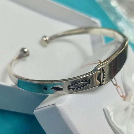 Tuareg Jewelery , Tuareg Moroccan Bracelet with Ethnic Tuareg Engraving in 925 Silver, Unique Jewelry, Mens Gift, I Can Engrave Your Name