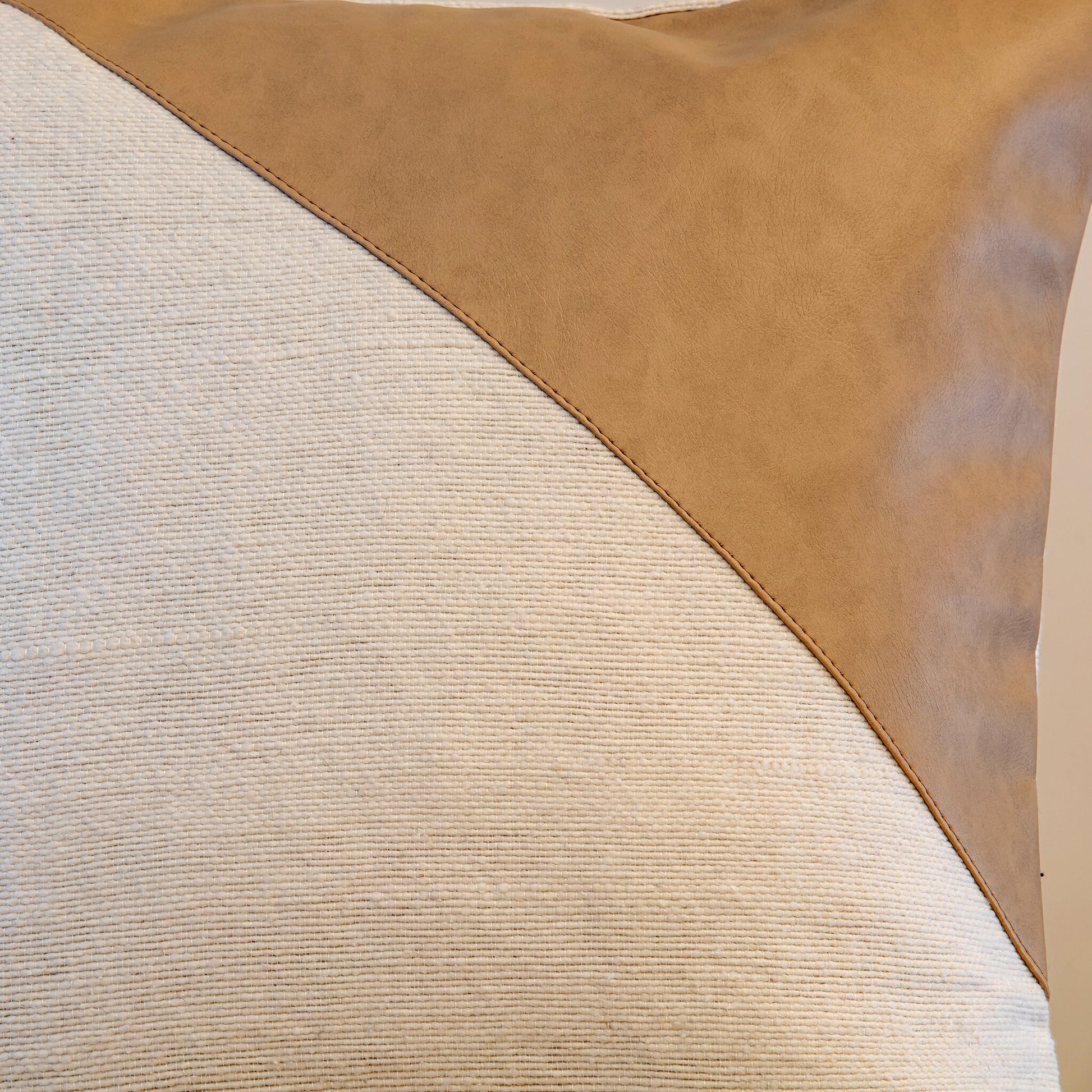 White and Natural Moroccan Decorative Pillow - Handmade Pillow -Livingroom Pillow - Bedroom Pillow - Custom Pillow