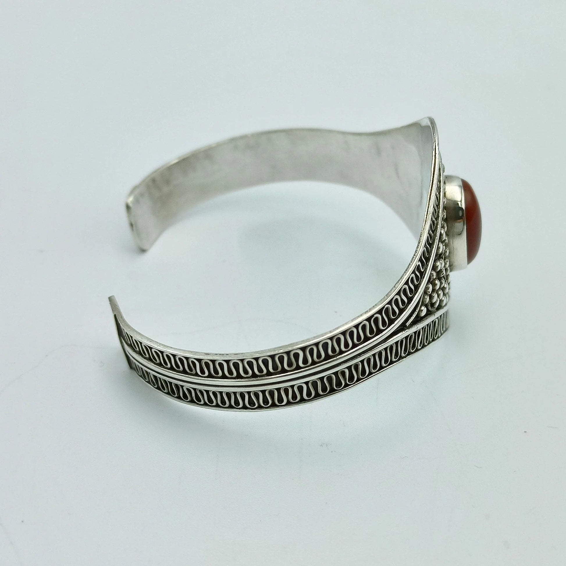 Sterling Silver Bracelet, Handcrafted Bracelet That Sets Your Style Ablaze - Perfect for Any Occasion
