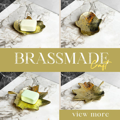 Handcrafted Moroccan Brass Soap Holder, Engraved Artisan Bathroom Decor, Soap Dish, Antique Brass, Soap Tray, Bathroom Accessories .