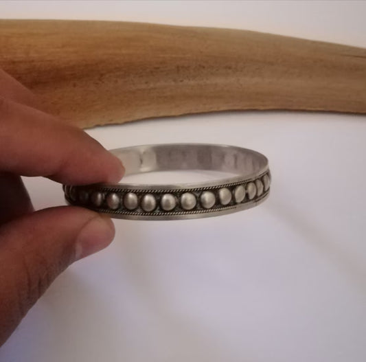Traditional Berber Silver Bangle