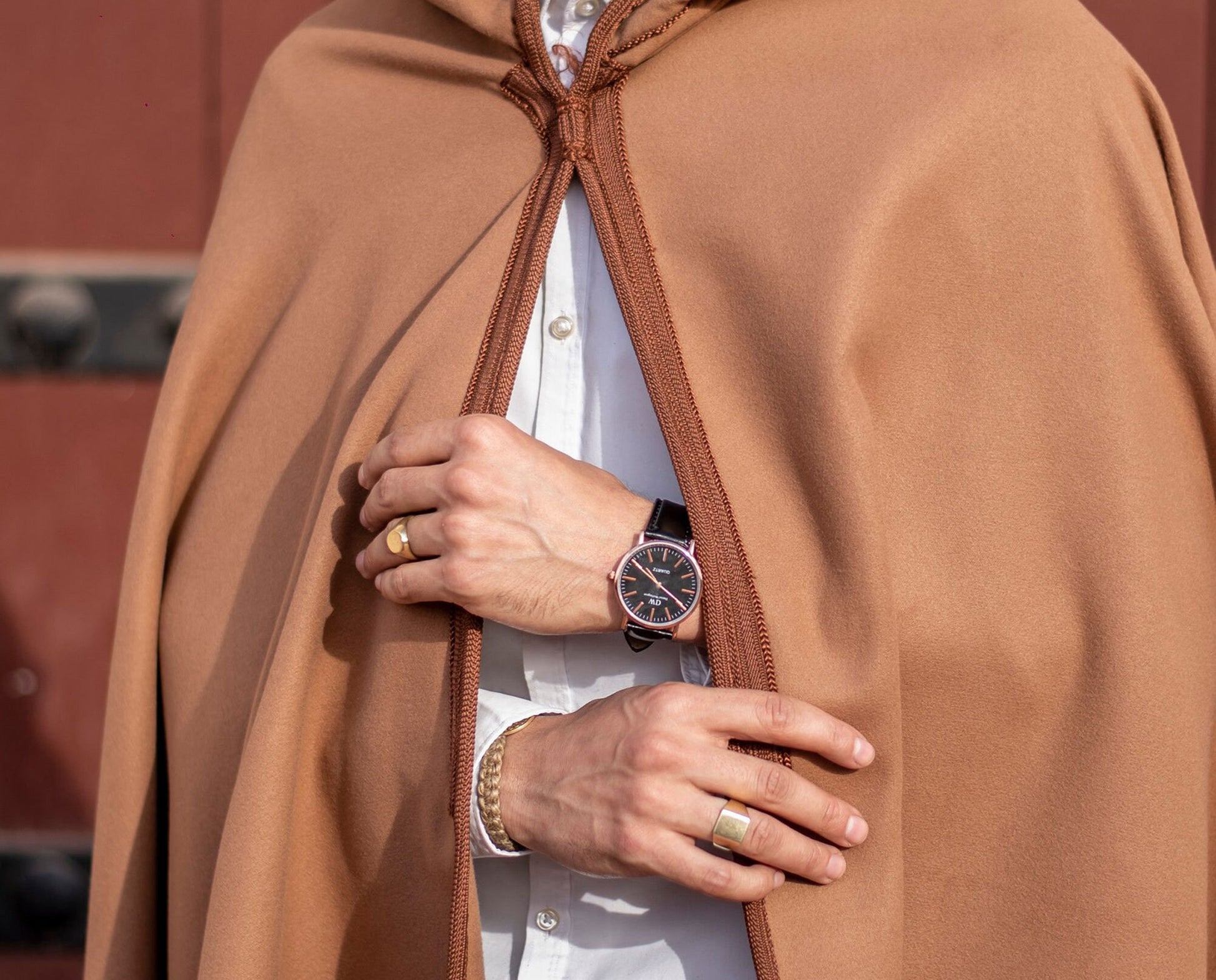 Moroccan Handmade Cape _ Luxury Warm Winter Cape _ Hooded Long Overcoat_ Poncho Coat (Silham) Burnous_Warm Black Cape