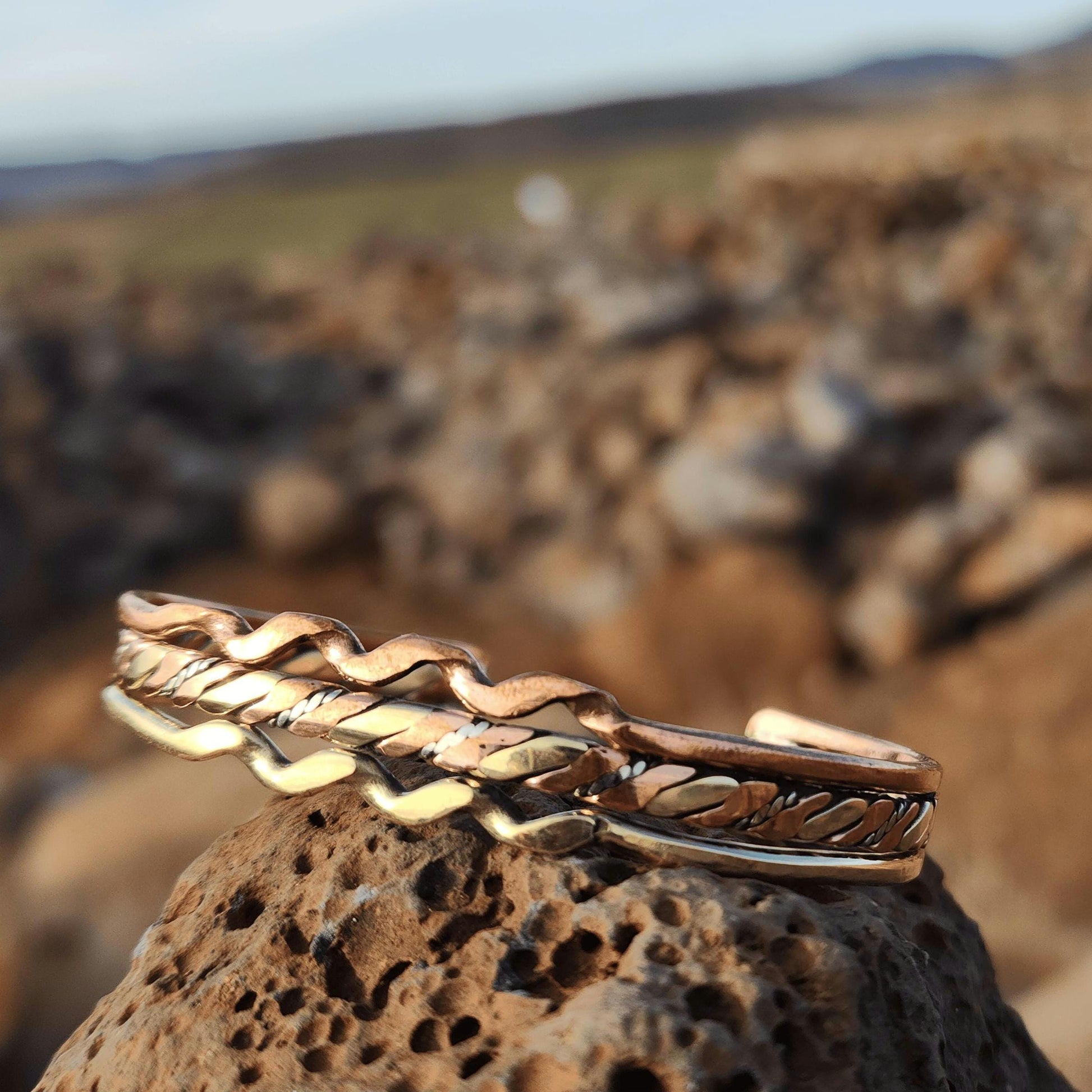 Handforged Twisted Copper Bracelet for Women – Handmade Polished Bangle for Health and Arthritis Relief, Perfect Gift