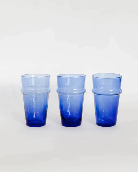 Colored Drinking Glasses Handmade Glassware Moroccan Beldi Drinking Glasses Tableware Recycled Glass Tumbler Highball Stacking Cups
