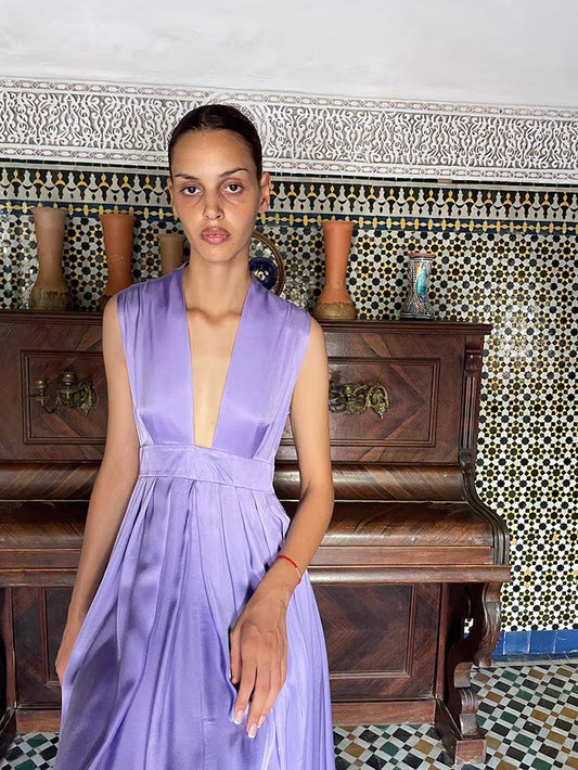 Alexia’S Dress Viscose Sleeveless Lilac