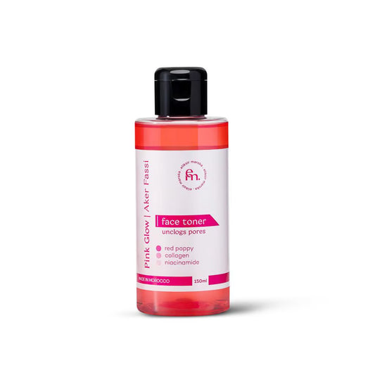 Facial Toner with Aker Fassi and Rose Water Natural Hydrating & Brightening Skin Toner for Glowing Skin | Moroccan Beauty