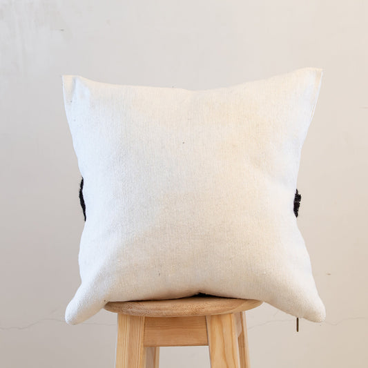 Black and White Pillow - Handmade Pillow - Moroccan Pillow-Livingroom Pillow - Bedroom Pillow - Custom Pillow