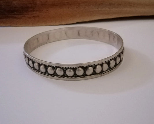 Traditional Berber Silver Bangle