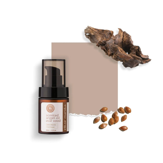 Scented Argan Oil Agar Wood Oud - Luxurious Natural Moroccan Oil for Skin, Hair and Nails Care - Hydrating, Vegan & Cruelty-Free Beauty