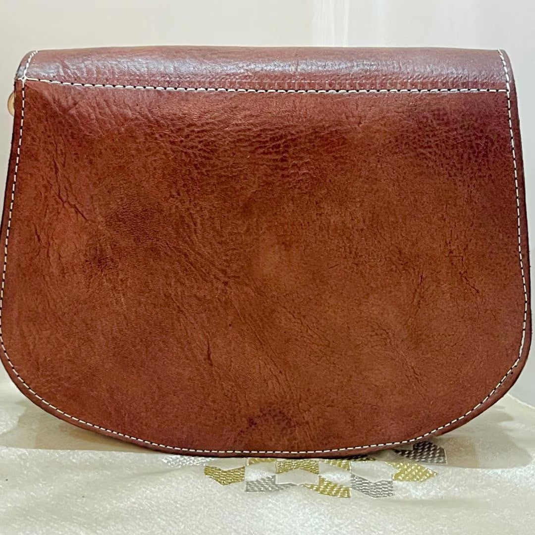 Moroccan Leather Bag, Genuine Leather Crossbody Bag, Moroccan Shoulder Bag, Women'S Leather Bag, Handmade Carved, Gift for Women.