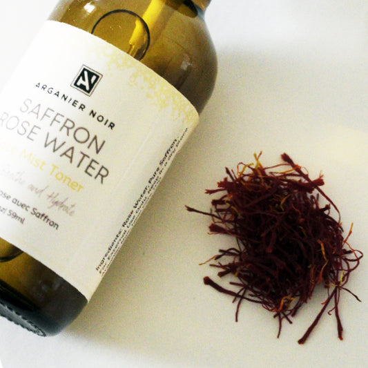 Saffron Rose Water- Pure Saffron and Roses- Face Toner| Arganier Noir