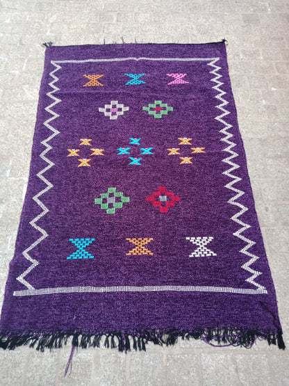 Moroccan Berber Rug. Handmade Berber Rug.Berber Kilim . Authentic Azilal. Sabra Rug. Boho Rug