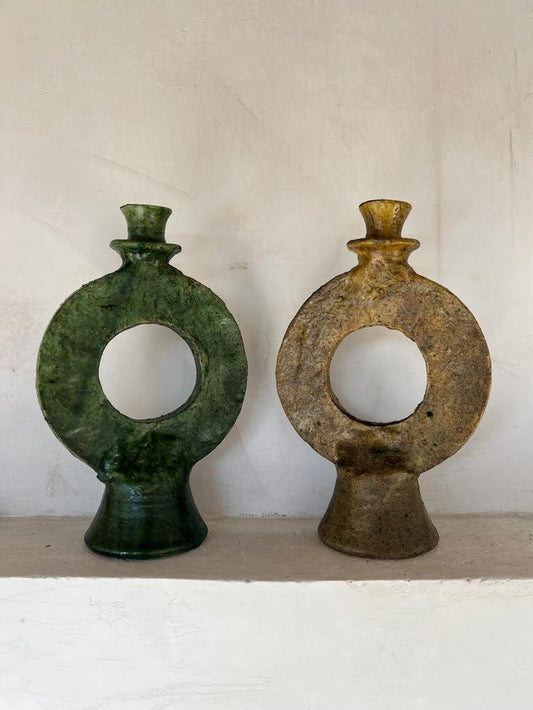 Candlestick Holder, Bohemian Candle Stick