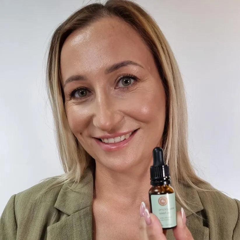 Prickly Pear Seed Oil - 100% Pure Organic Cold-Pressed Oil for Face, Hair & Skin - Hydrating Anti-Aging Moisturizer Natural Skincare