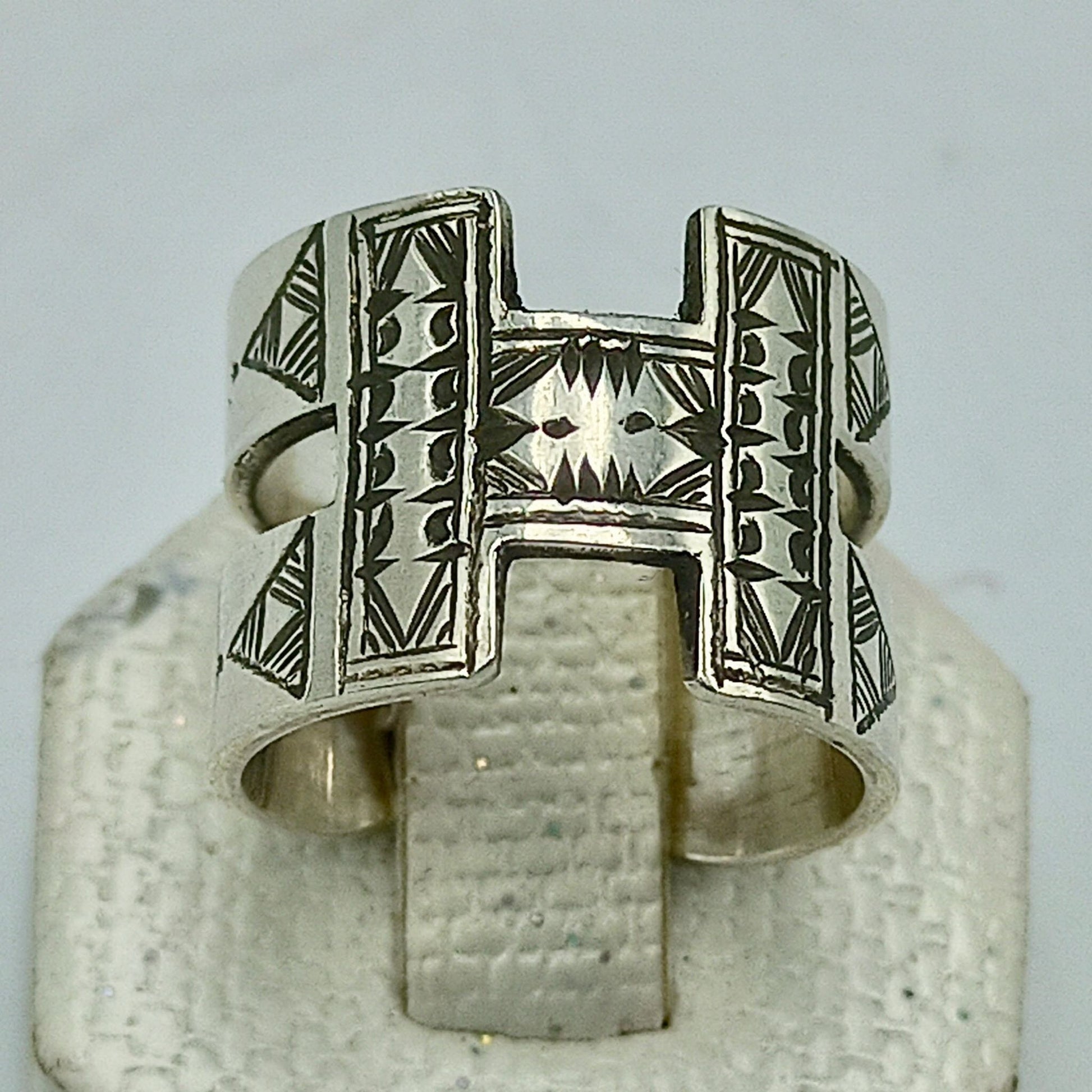Silver Ring, Engraved Ring, Unique Boho Ring, 925 Sterling Silver, Engraved Ring, Crafted Ring, Perfect for Any Occasion