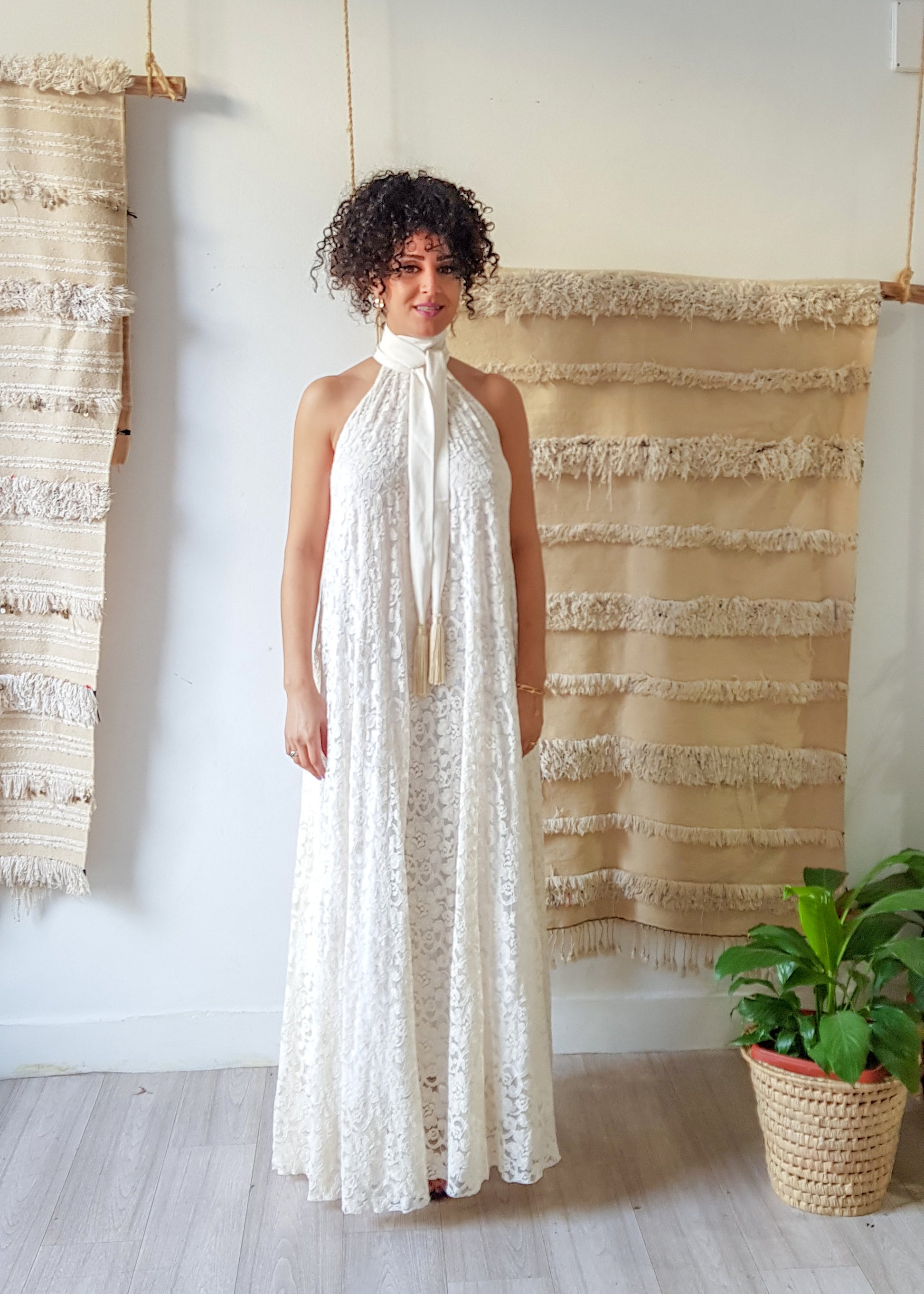 Lace Dress, Women Dress, Handmade Dress, Summer Dress, Wedding Dress, Bridal Maxi Dress