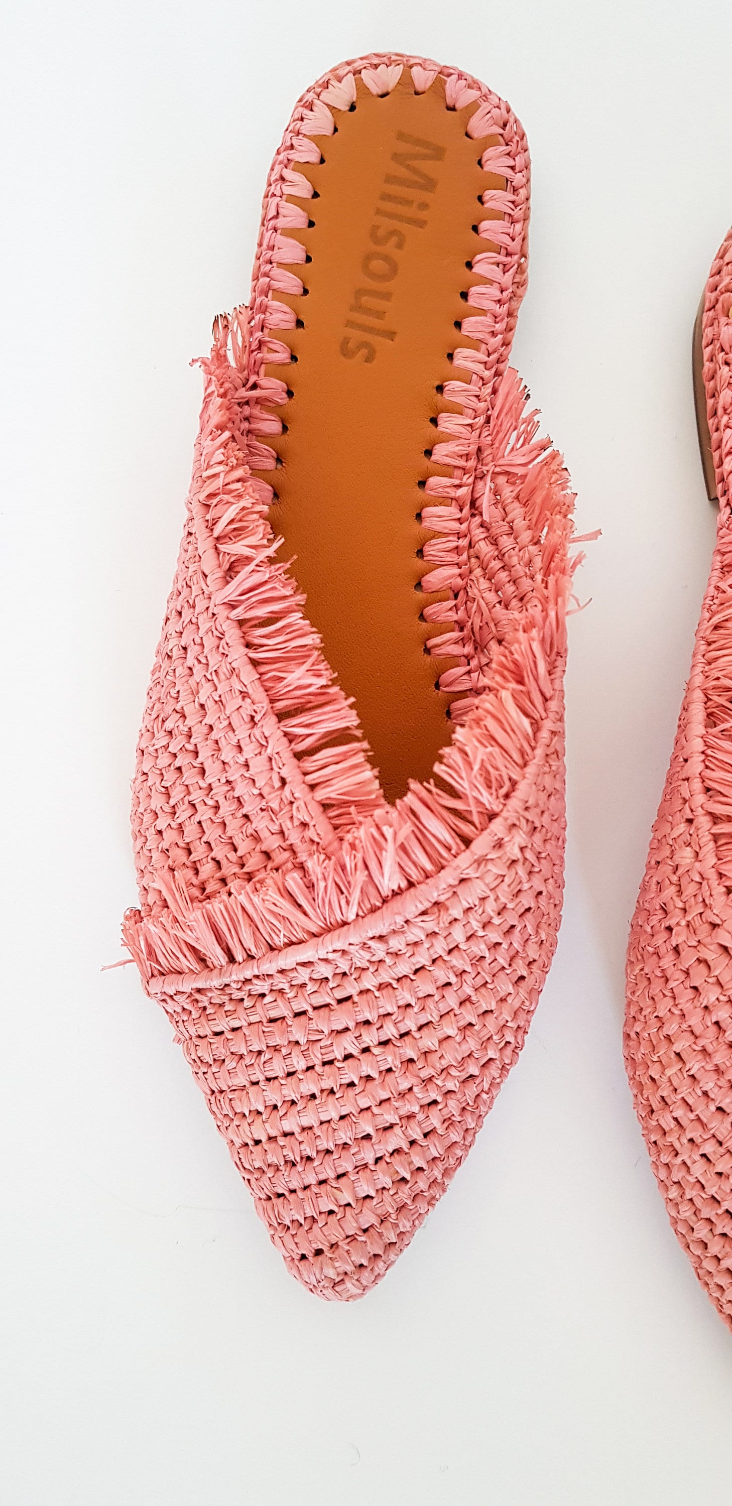 Moroccan Raffia, Woven Raffia Slippers, Raffia Slides, Raffia Slippers, Pink Raffia Shoes, Moroccan Shoe, Handwoven Shoes