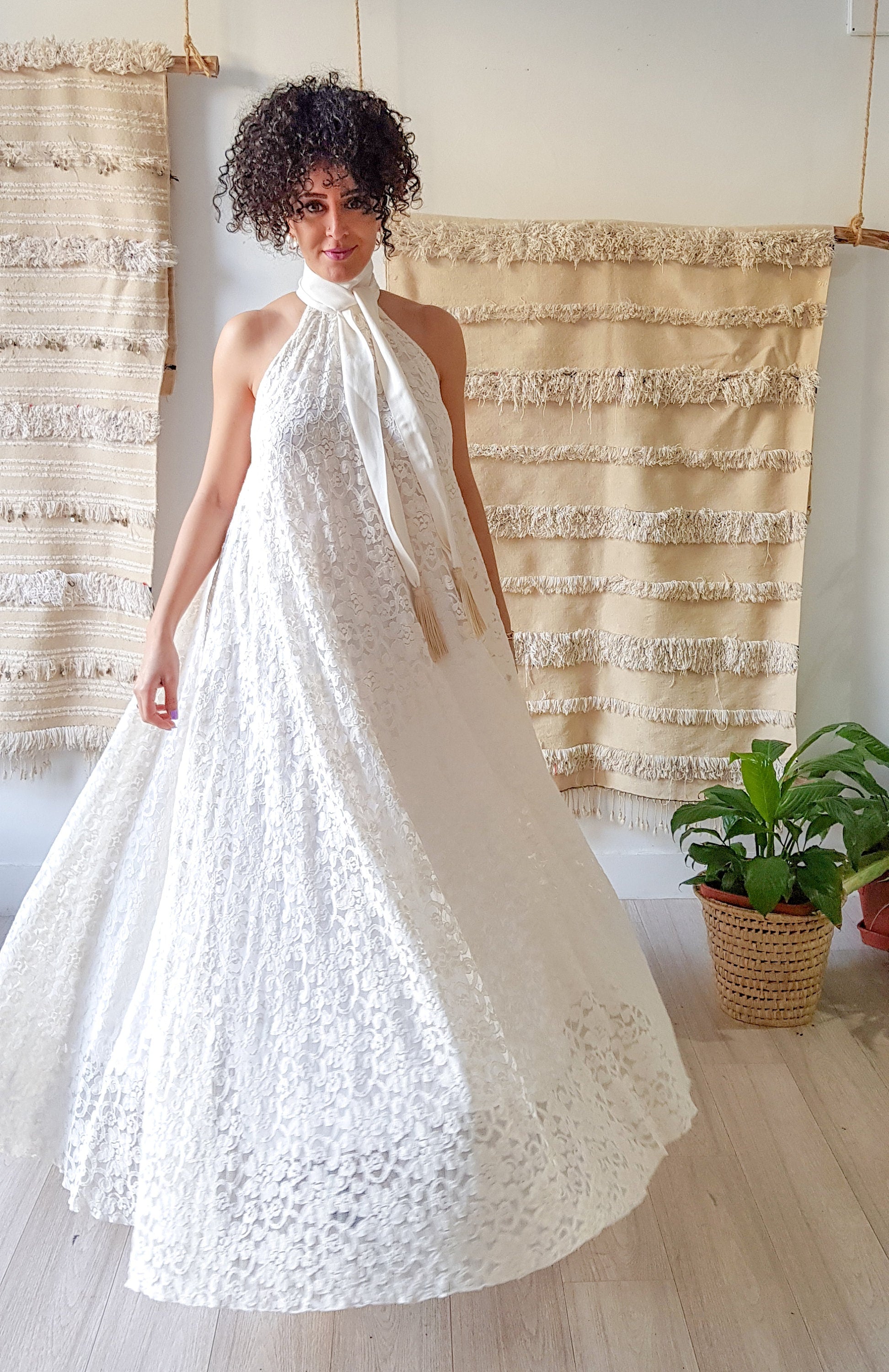 Lace Dress, Women Dress, Handmade Dress, Summer Dress, Wedding Dress, Bridal Maxi Dress