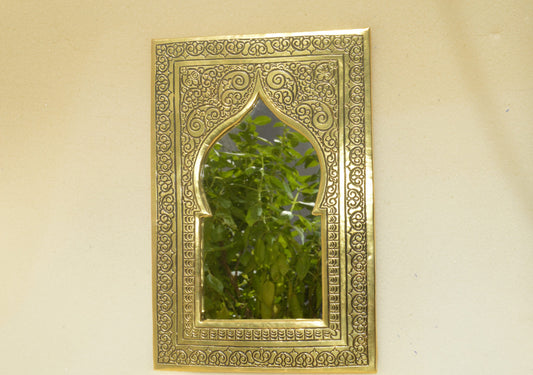 Set of Two Mirrors, Handmade Mirror,Brass Wall Mirror,Moroccan Mirror,Decorative Mirror, Handmade Mirror, Wall Brass Decor, Moroccan Decor