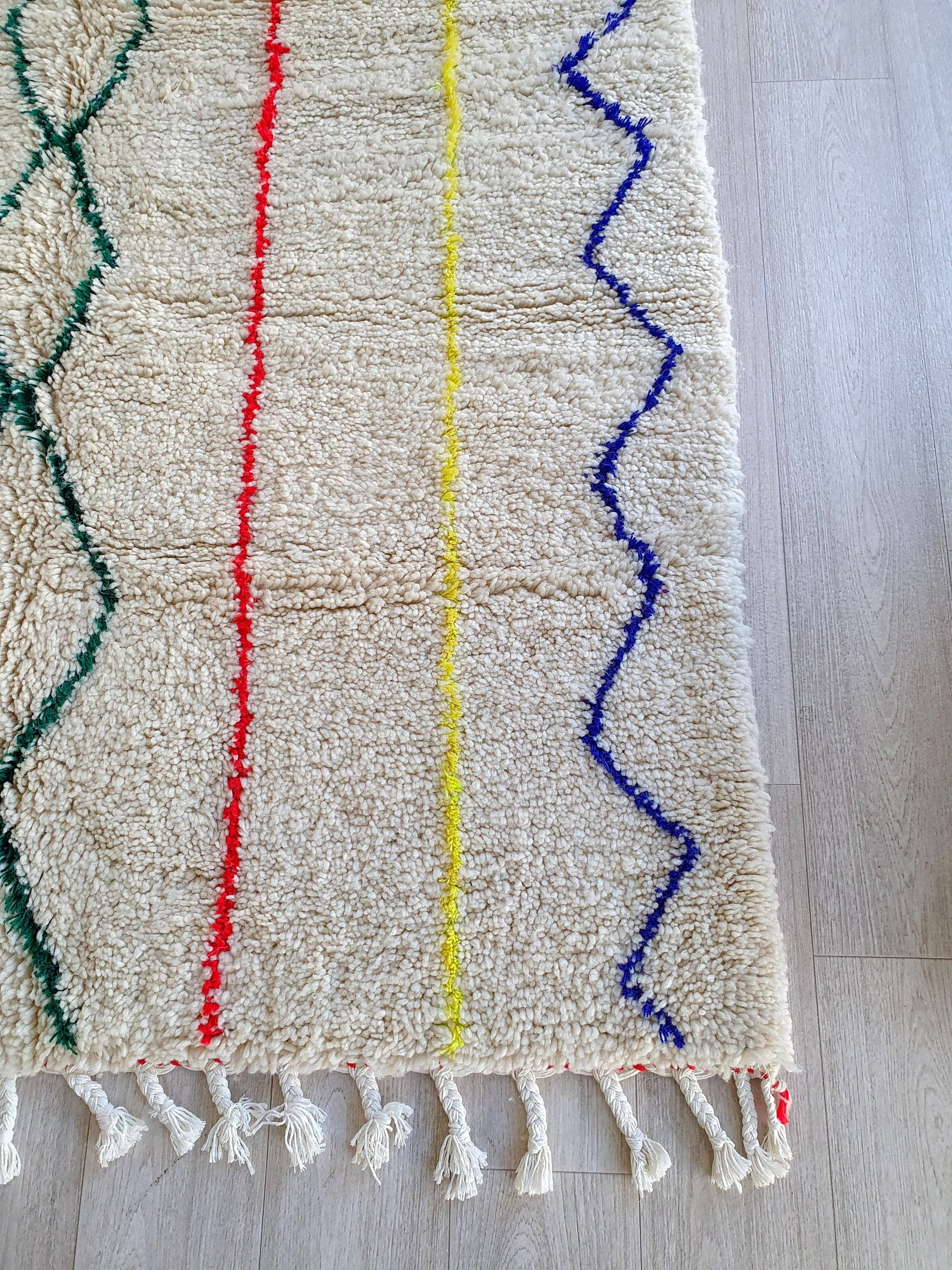 Moroccan Rug Handmade Rug Berber Rug Wool Rug Beni Ourain Rug Boho Area Rug
