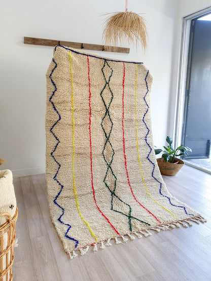 Moroccan Rug Handmade Rug Berber Rug Wool Rug Beni Ourain Rug Boho Area Rug