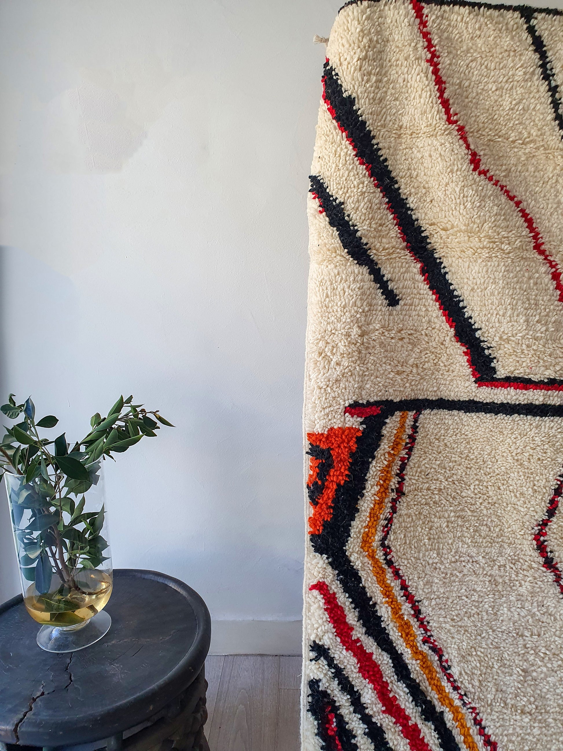 Moroccan Rug Handmade Wool Rug Colorful Boujad Rug Abstract Azilal Berber Rug Moroccan Carpet