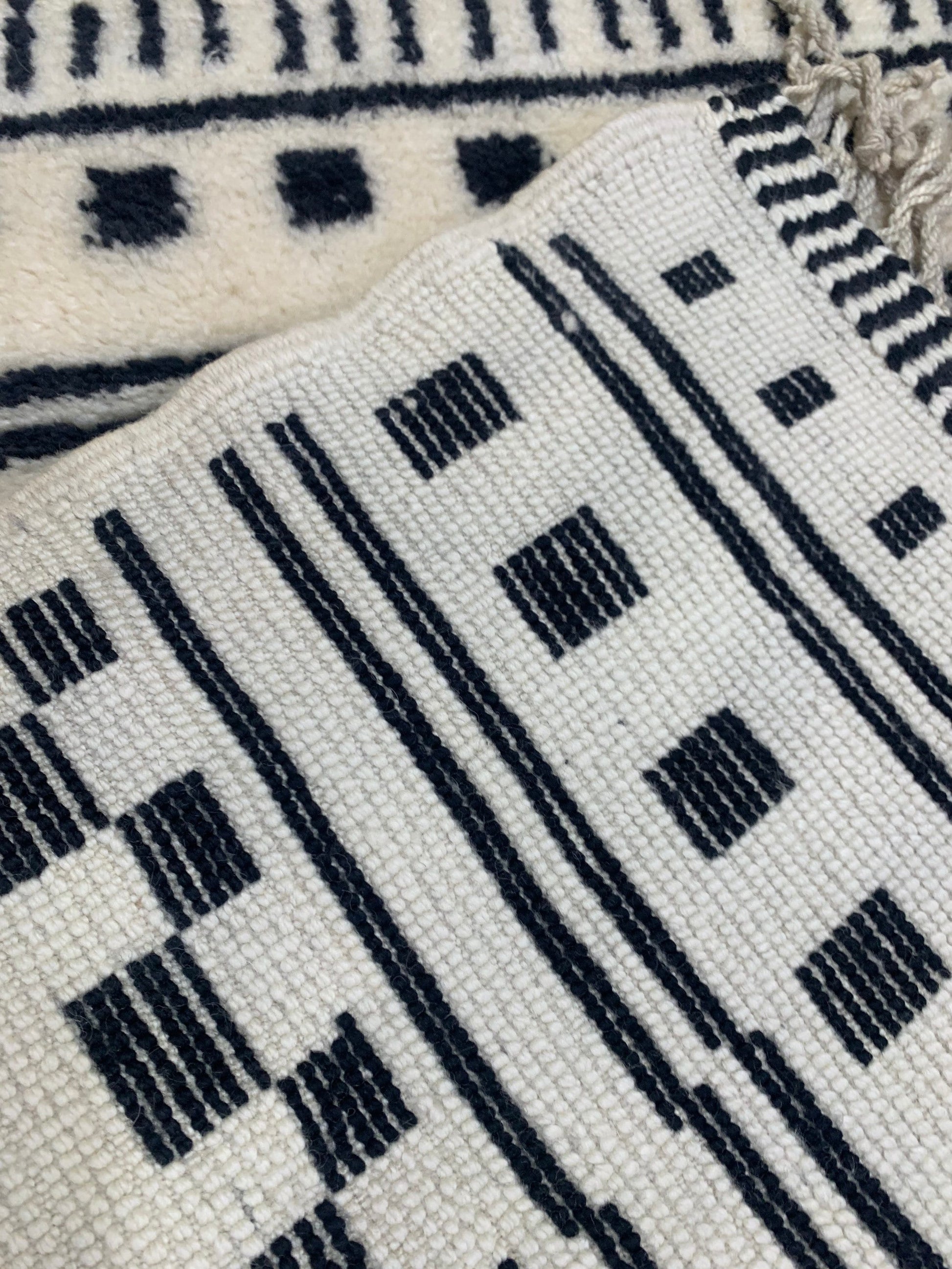 Moroccan Wool, Beni Ourain Rug, Checkered Rug, Handmade Rug, Berber Rug, Moroccan Design Rug, Berber Moroccan ,Soft Rug,Shag Rug