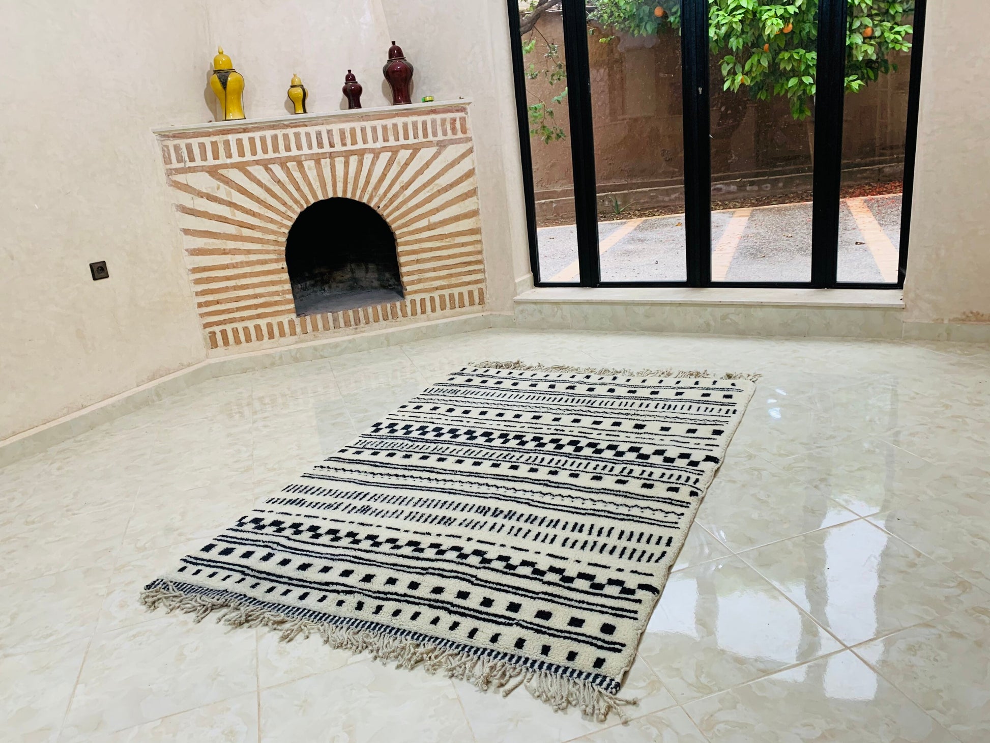 Moroccan Wool, Beni Ourain Rug, Checkered Rug, Handmade Rug, Berber Rug, Moroccan Design Rug, Berber Moroccan ,Soft Rug,Shag Rug