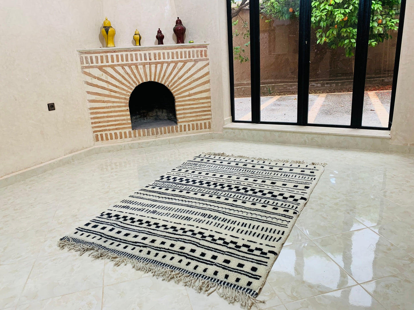 Moroccan Wool, Beni Ourain Rug, Checkered Rug, Handmade Rug, Berber Rug, Moroccan Design Rug, Berber Moroccan ,Soft Rug,Shag Rug