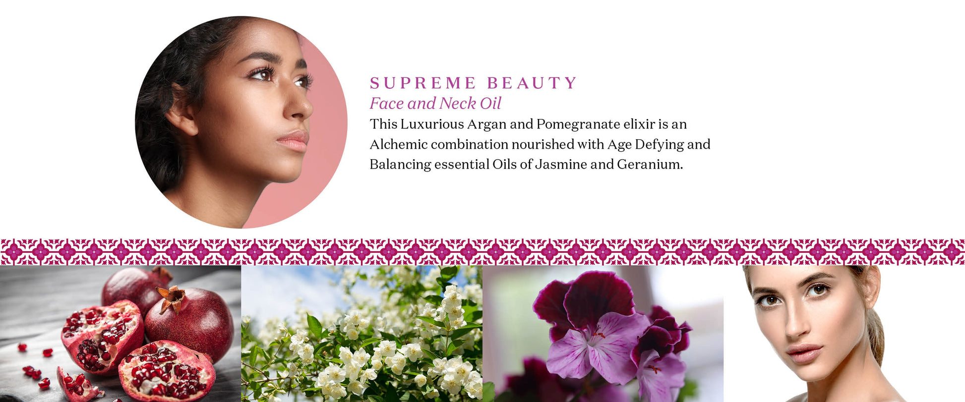 SUPREME BEAUTY Argan and Pomegranate Face and Neck Oil
