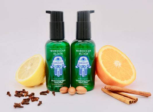 CLEANSE + PROTECT Moisturizing Argan Hand Wash and Lotion (Set of 2)