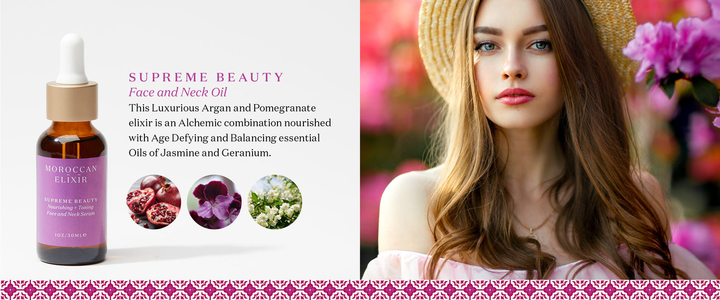 SUPREME BEAUTY Argan and Pomegranate Face and Neck Oil