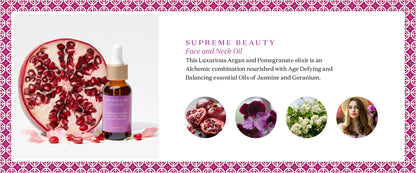 SUPREME BEAUTY Argan and Pomegranate Face and Neck Oil