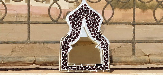 Mosaic Mirror Wall Art ,Arch Mirror, Moroccan Mirror, Handmade Mirror, Mosaic Mirror Wall Decor ,Mosaic Mirrors for Wall