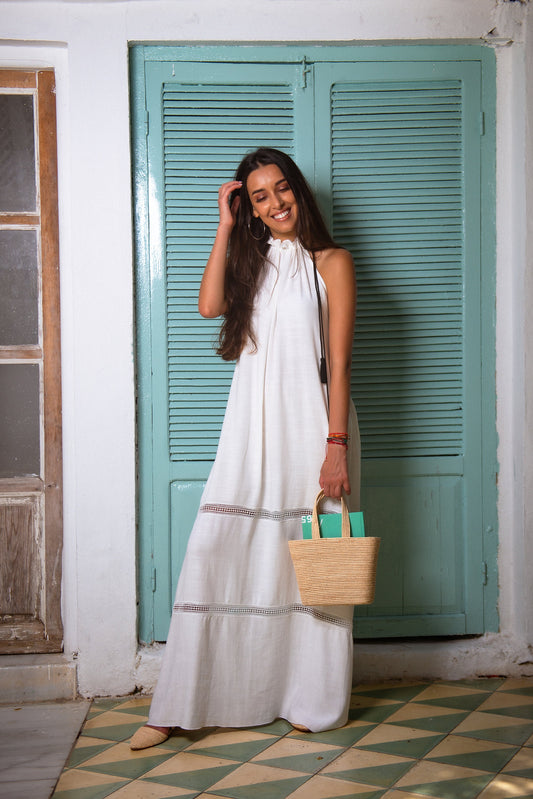 Maxi Summer Dress, Handmade Dress, Linen Dress, Women Dress, Black Dress, Resortwear, Boho Dress, Oversized Dress