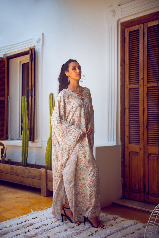 Moroccan Caftan, Handmade Dress, Resortwear, Summer Kaftan, Women Loose Dress, Bohemian Dress