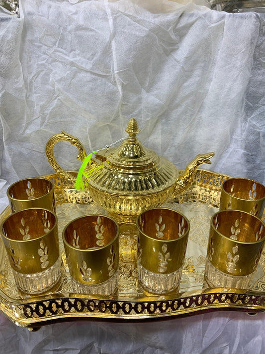 Moroccan Handmade Luxurious Teaset