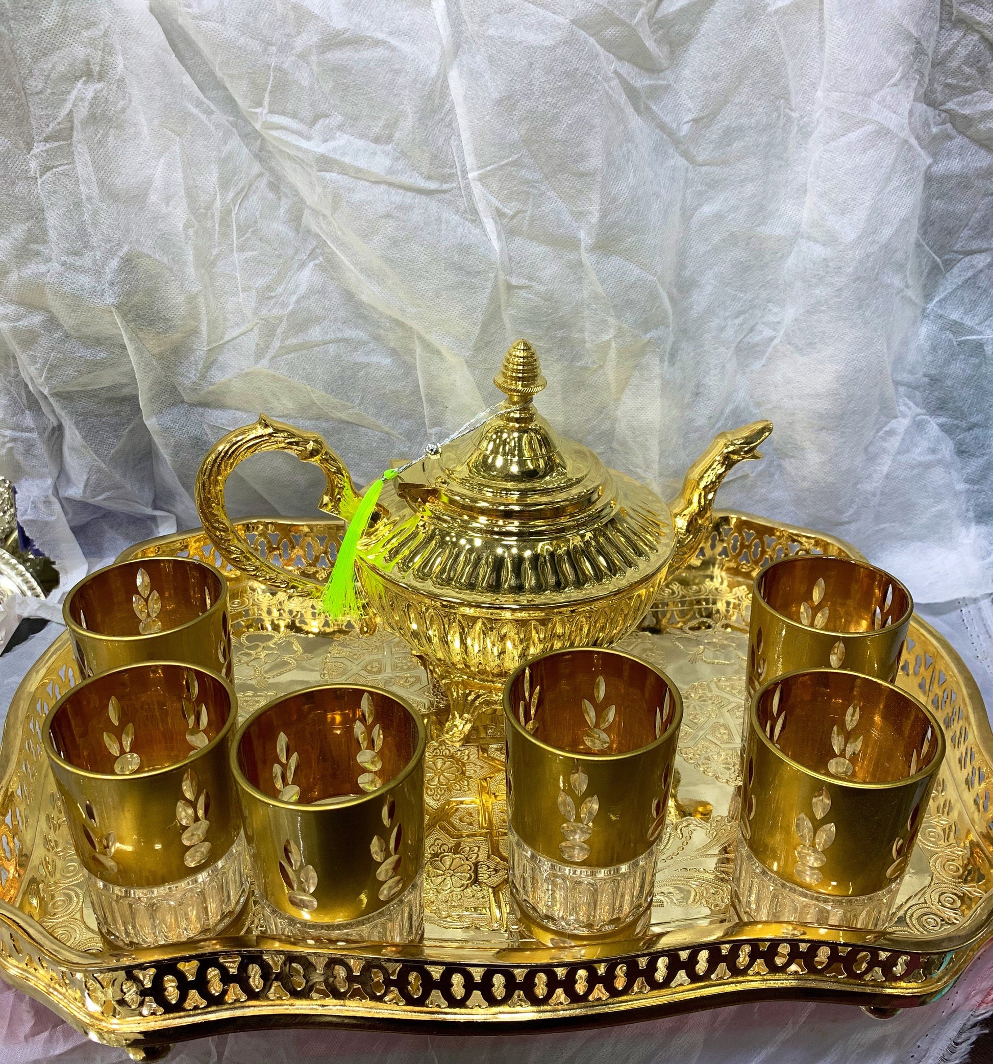 Moroccan Handmade Luxurious Teaset