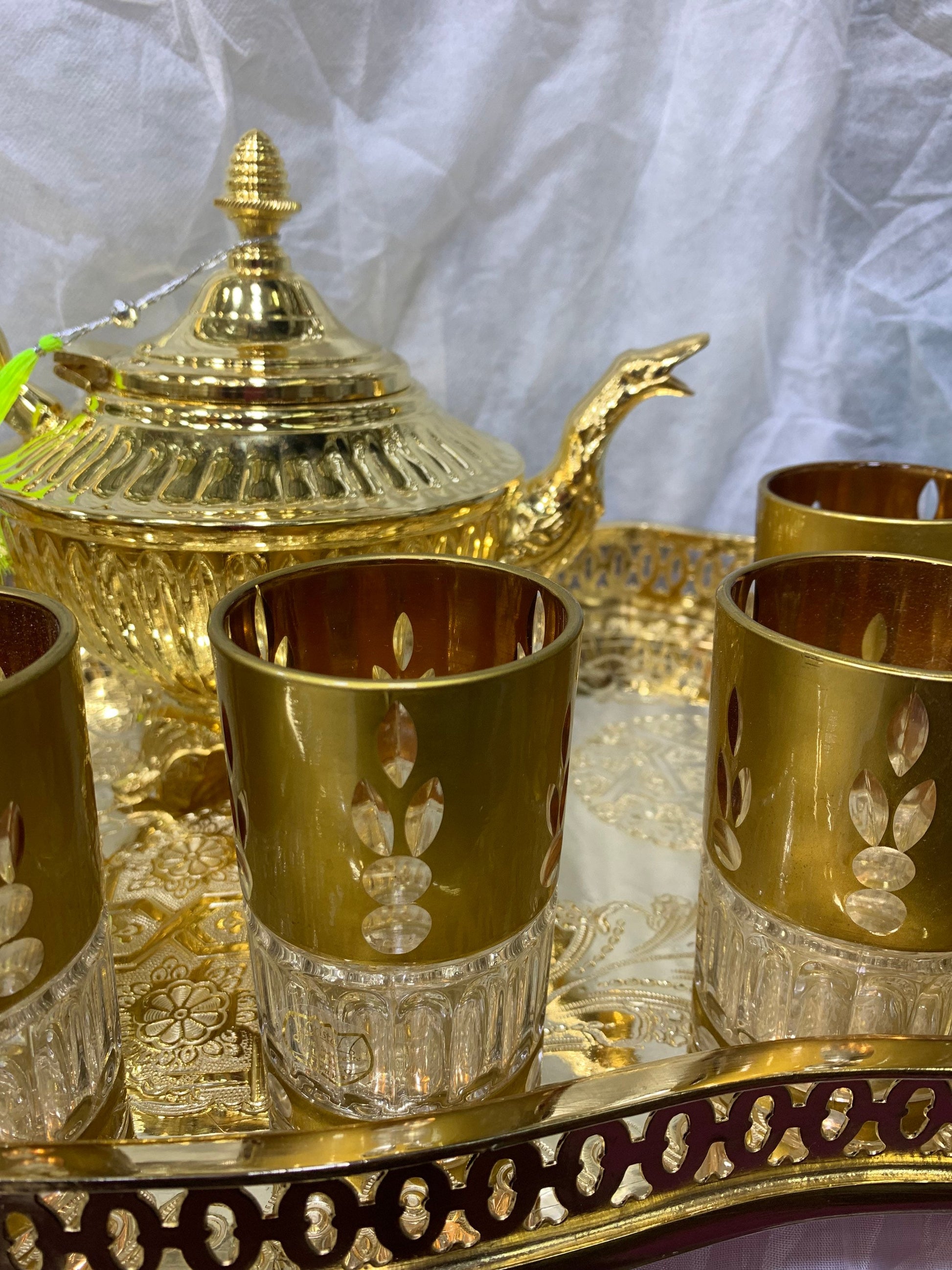 Moroccan Handmade Luxurious Teaset