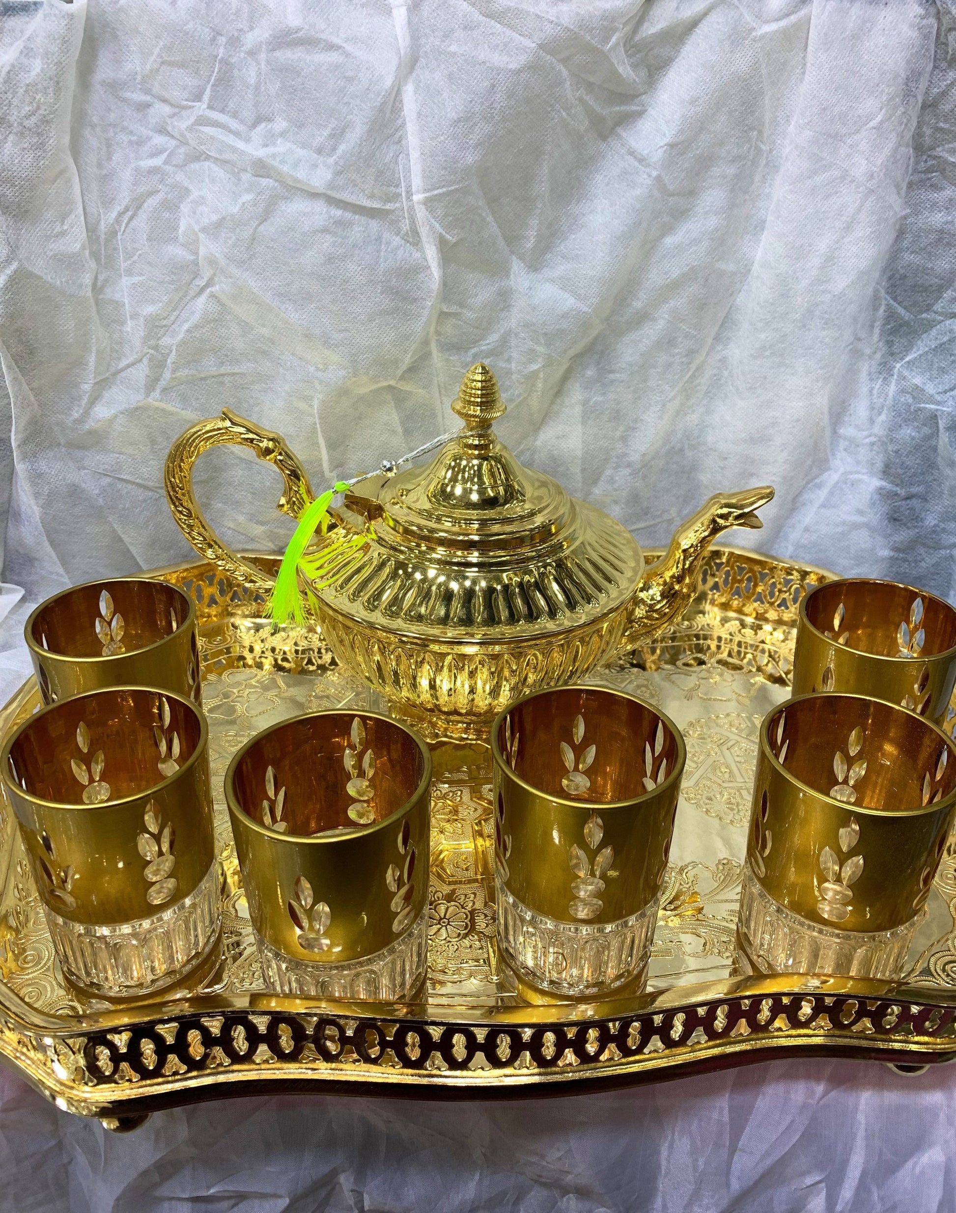 Moroccan Handmade Luxurious Teaset