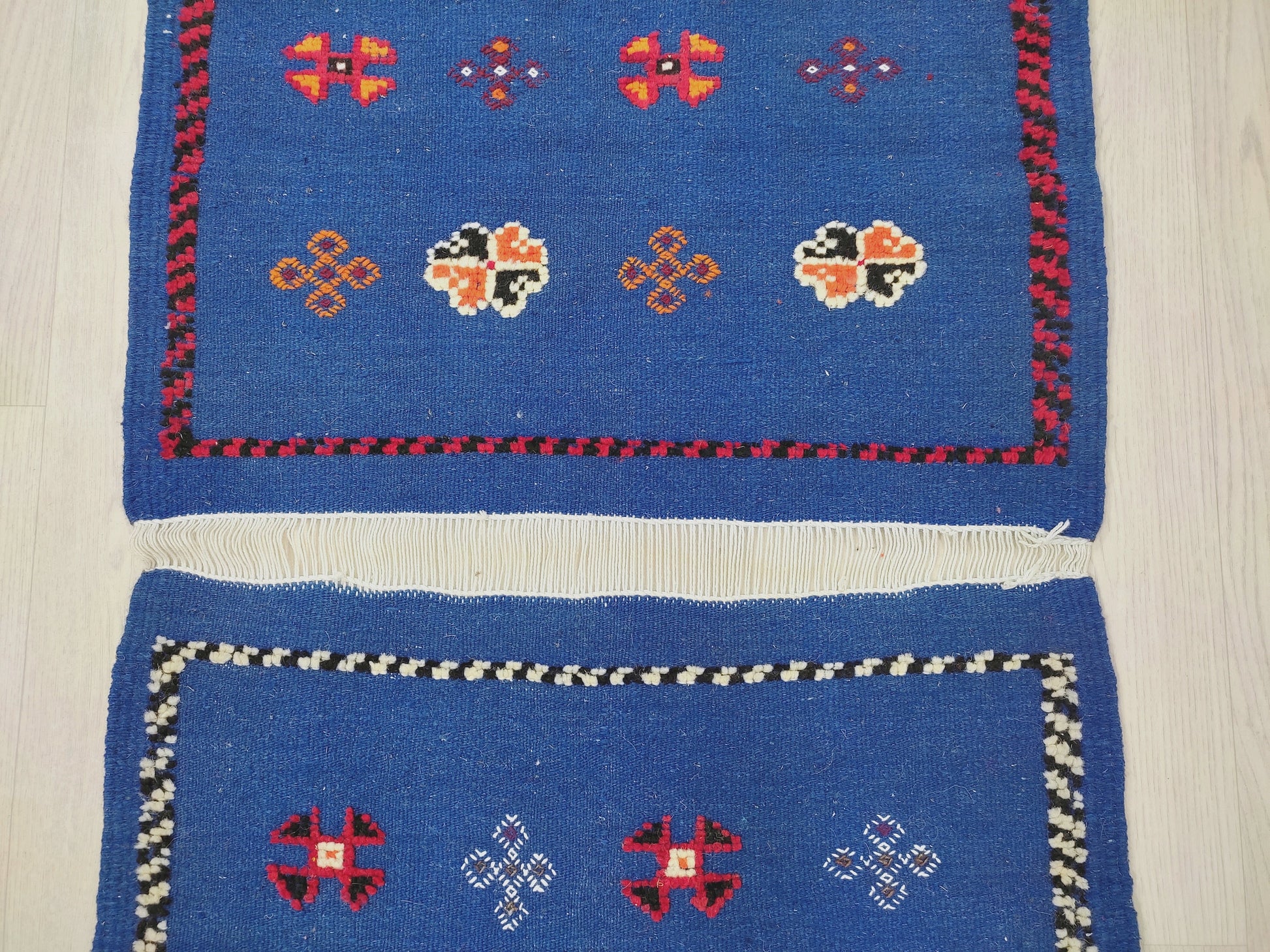 Moroccan Rug Blue, Boho Rug for Bedroom, Rugs and Kilim, Morrocan Rug, Bohemian Rug, Small Berber Rug, Pairs of Small Kilim, Teppich Marokko