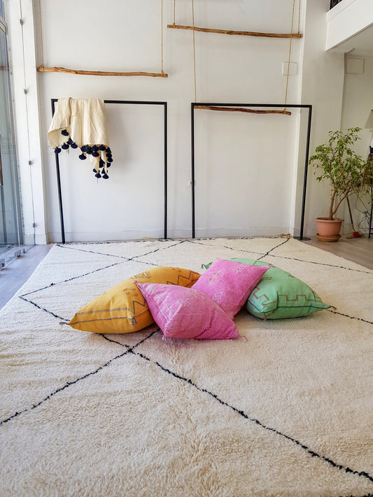 Custom Moroccan Rug, Moroccan Wool Carpet, Authentic Diamond Rug, Beni Ourain Solid Rug, Area Rug, Shaggy Rugs, Tapis Berbere