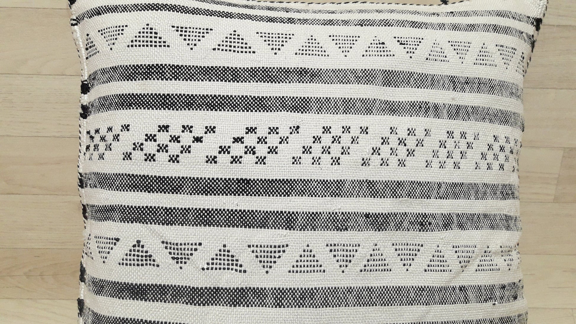 Cactus Silk Pillow Cover, Moroccan Boho Throw Pillow , Hand Woven Berber Pillow, Sabra Cactus Silk Cushion,Home Decor