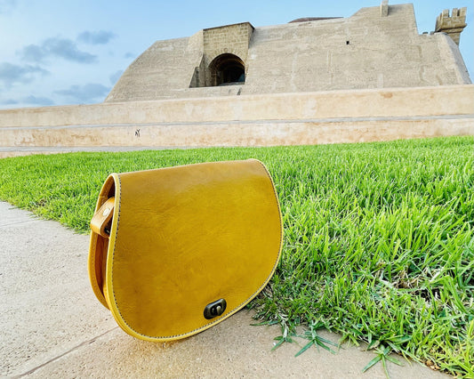 Moroccan Leather Bag, Genuine Leather Crossbody Bag, Moroccan Shoulder Bag, Women'S Leather Bag, Handmade Carved Leather Bag, Boho Bag