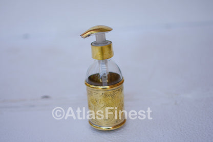 Handmade Unlacquered Brass Soap Dispenser