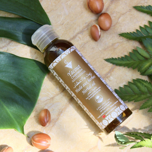 Organic Herbal Oil , Hair Growth Oil with Herbs , Pure and Natural