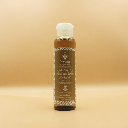 Organic Herbal Oil , Hair Growth Oil with Herbs , Pure and Natural